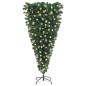 vidaXL Künstlicher Weihnachtsbaum Kopfüber mit LEDs & Kugeln 240 cm vidaXL Künstlicher Weihnachtsbaum Kopfüber mit LEDs & Kugeln 240 cm