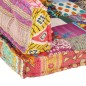 vidaXL Palettensofa-Auflage Mehrfarbig Stoff Patchwork vidaXL Palettensofa-Auflage Mehrfarbig Stoff Patchwork