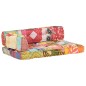 vidaXL Palettensofa-Auflage Mehrfarbig Stoff Patchwork vidaXL Palettensofa-Auflage Mehrfarbig Stoff Patchwork