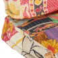 vidaXL Palettensofa-Auflage Mehrfarbig Stoff Patchwork