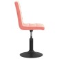 vidaXL Esszimmerstühle 2 Stk. Drehbar Rosa Samt vidaXL Esszimmerstühle 2 Stk. Drehbar Rosa Samt