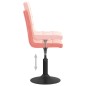 vidaXL Esszimmerstühle 2 Stk. Drehbar Rosa Samt vidaXL Esszimmerstühle 2 Stk. Drehbar Rosa Samt