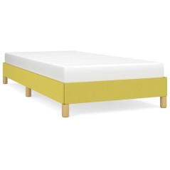 vidaXL Bettgestell Grün 90x200 cm Stoff