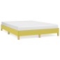 vidaXL Bettgestell ohne Matratze Grün 140x190 cm Stoff vidaXL Bettgestell ohne Matratze Grün 140x190 cm Stoff