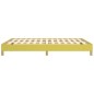 vidaXL Bettgestell ohne Matratze Grün 140x190 cm Stoff vidaXL Bettgestell ohne Matratze Grün 140x190 cm Stoff
