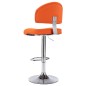 vidaXL Barhocker Orange Kunstleder vidaXL Barhocker Orange Kunstleder