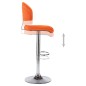 vidaXL Barhocker Orange Kunstleder vidaXL Barhocker Orange Kunstleder