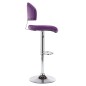vidaXL Barhocker 2 Stk. Lila Kunstleder vidaXL Barhocker 2 Stk. Lila Kunstleder