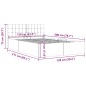 vidaXL Stauraumbett Hydraulisch Dunkelgrau Stoff 120×200 cm vidaXL Stauraumbett Hydraulisch Dunkelgrau Stoff 120×200 cm