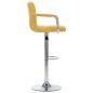 vidaXL Barhocker Gelb Stoff vidaXL Barhocker Gelb Stoff