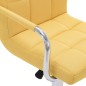 vidaXL Barhocker Gelb Stoff vidaXL Barhocker Gelb Stoff