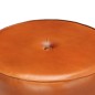 vidaXL Barhocker 2 Stk. Braun Raues Mangoholz und Echtleder vidaXL Barhocker 2 Stk. Braun Raues Mangoholz und Echtleder
