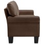 vidaXL 3-Sitzer-Sofa Braun Stoff vidaXL 3-Sitzer-Sofa Braun Stoff