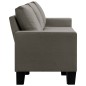 vidaXL 5-Sitzer-Sofa Taupe Stoff vidaXL 5-Sitzer-Sofa Taupe Stoff