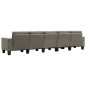 vidaXL 5-Sitzer-Sofa Taupe Stoff vidaXL 5-Sitzer-Sofa Taupe Stoff