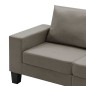 vidaXL 5-Sitzer-Sofa Taupe Stoff vidaXL 5-Sitzer-Sofa Taupe Stoff