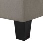 vidaXL 5-Sitzer-Sofa Taupe Stoff vidaXL 5-Sitzer-Sofa Taupe Stoff