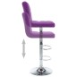 vidaXL Barhocker 2 Stk. Lila Kunstleder vidaXL Barhocker 2 Stk. Lila Kunstleder