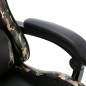 vidaXL Gaming-Stuhl Schwarz und Tarnmuster Kunstleder vidaXL Gaming-Stuhl Schwarz und Tarnmuster Kunstleder