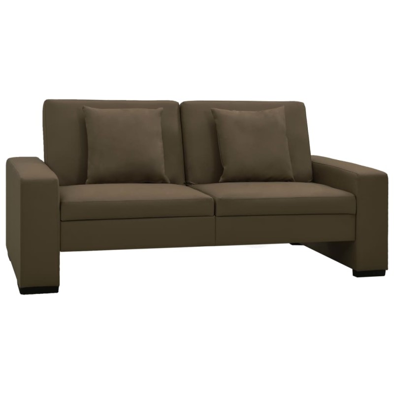 vidaXL Schlafsofa Braun Kunstleder vidaXL Schlafsofa Braun Kunstleder