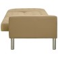 vidaXL Schlafsofa Cappuccino-Braun Kunstleder vidaXL Schlafsofa Cappuccino-Braun Kunstleder