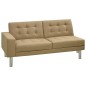vidaXL Schlafsofa Cappuccino-Braun Kunstleder vidaXL Schlafsofa Cappuccino-Braun Kunstleder
