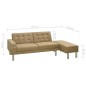 vidaXL Schlafsofa Cappuccino-Braun Kunstleder vidaXL Schlafsofa Cappuccino-Braun Kunstleder