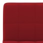 vidaXL Barhocker Weinrot Samt 