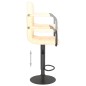 vidaXL Barhocker 2 Stk. Creme Samt vidaXL Barhocker 2 Stk. Creme Samt