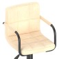 vidaXL Barhocker 2 Stk. Creme Samt vidaXL Barhocker 2 Stk. Creme Samt