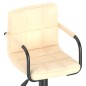 vidaXL Barhocker Creme Samt vidaXL Barhocker Creme Samt