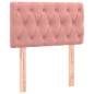 vidaXL Boxspringbett mit Matratze Rosa 80x200 cm Samt vidaXL Boxspringbett mit Matratze Rosa 80x200 cm Samt