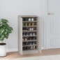 vidaXL Schuhschrank Betongrau 55x35x108 cm Holzwerkstoff vidaXL Schuhschrank Betongrau 55x35x108 cm Holzwerkstoff