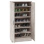 vidaXL Schuhschrank Betongrau 55x35x108 cm Holzwerkstoff vidaXL Schuhschrank Betongrau 55x35x108 cm Holzwerkstoff
