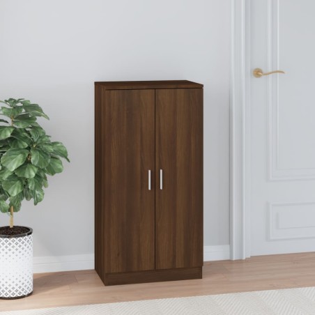 vidaXL Schuhschrank Braun Eichen-Optik 55x35x108 cm Holzwerkstoff