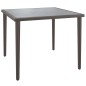 vidaXL 3-tlg. Garten-Lounge-Set mit Kissen Grau Poly Rattan vidaXL 3-tlg. Garten-Lounge-Set mit Kissen Grau Poly Rattan