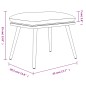 vidaXL Fußhocker Weinrot 45x29,5x35 cm Stoff und Kunstleder vidaXL Fußhocker Weinrot 45x29,5x35 cm Stoff und Kunstleder