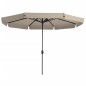 Madison Sonnenschirm Syros Luxe 350 cm Rund Ecru Madison Sonnenschirm Syros Luxe 350 cm Rund Ecru