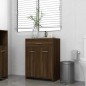 vidaXL Badezimmerschrank Braun Eichen-Optik 60x33x80 cm Holzwerkstoff vidaXL Badezimmerschrank Braun Eichen-Optik 60x33x80 cm Holzwerkstoff