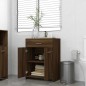 vidaXL Badezimmerschrank Braun Eichen-Optik 60x33x80 cm Holzwerkstoff vidaXL Badezimmerschrank Braun Eichen-Optik 60x33x80 cm Holzwerkstoff