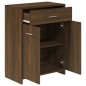 vidaXL Badezimmerschrank Braun Eichen-Optik 60x33x80 cm Holzwerkstoff vidaXL Badezimmerschrank Braun Eichen-Optik 60x33x80 cm Holzwerkstoff