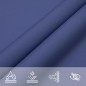 vidaXL Sonnensegel Oxford-Gewebe Dreieckig 4,5x4,5x4,5 m Blau