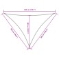 vidaXL Sonnensegel Oxford-Gewebe Dreieckig 5x5x6 m Blau vidaXL Sonnensegel Oxford-Gewebe Dreieckig 5x5x6 m Blau