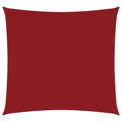 vidaXL Sonnensegel Oxford-Gewebe Quadratisch 3,6x3,6 m Rot
