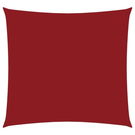 vidaXL Sonnensegel Oxford-Gewebe Quadratisch 3,6x3,6 m Rot
