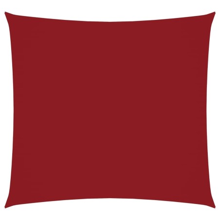 vidaXL Sonnensegel Oxford-Gewebe Quadratisch 7x7 m Rot