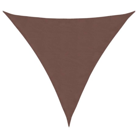 vidaXL Sonnensegel Oxford-Gewebe Dreieckig 3x3x3 m Braun
