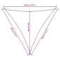 vidaXL Sonnensegel Oxford-Gewebe Dreieckig 3x3x3 m Braun vidaXL Sonnensegel Oxford-Gewebe Dreieckig 3x3x3 m Braun
