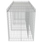 vidaXL Gabionenwand für Mülltonne 270x100x130 cm Verzinkter Stahl vidaXL Gabionenwand für Mülltonne 270x100x130 cm Verzinkter Stahl