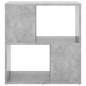 vidaXL Bücherregal Betongrau 60x24x63 cm Holzwerkstoff vidaXL Bücherregal Betongrau 60x24x63 cm Holzwerkstoff